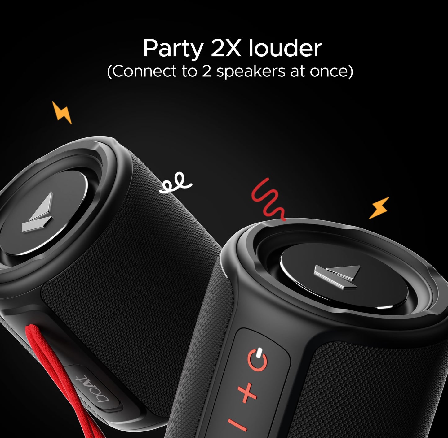 (Open Box) boAt Stone 352 Bluetooth Speaker with 10W RMS Stereo Sound, TWS Feature, Up to 12H Total Playtime, Multi-Compatibility Modes and Type-C Charging(Assassin Red-Deadpool Edition)