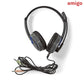 (Open Box) Amigo Nedis Wired Over-Ear Gaming Headset | with Impressive Surround Sound |with 3.5 MM Connector | |High Bass (Black)