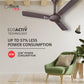 Havells 1200mm Milor BLDC Motor Ceiling Fan | 5 Star with RF Remote, 100% Copper, High Air Delivery | Upto 57% Energy Saving, ECO Active Technology, Flexible Timer Setting |