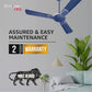 Havells 1200Mm Enticer Bldc Motor Ceiling Fan 5 stars With Remote,100% Copper Upto 55% Energy Saving With Eco Active Technology,High Air Delivery (Pack Of 1,Pearl White Chrome)