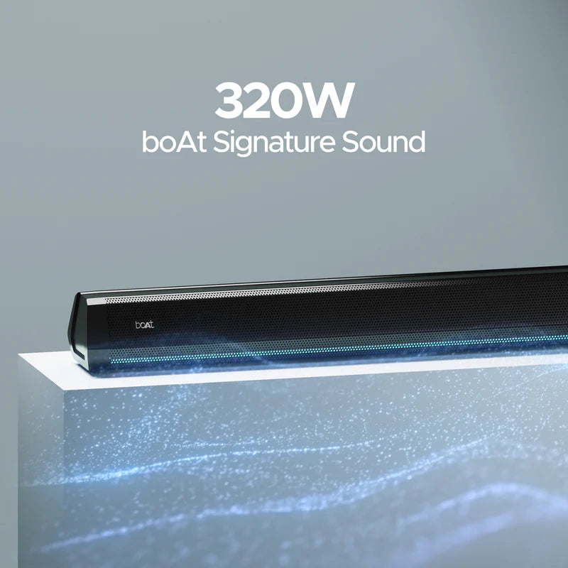 (Open Box) Boat Aavante Bar Maven Pro 320W Soundbar, Black