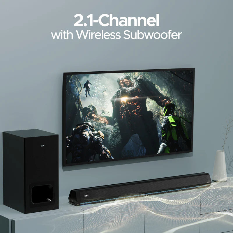 (Open Box) Boat Aavante Bar Maven Pro 320W Soundbar, Black