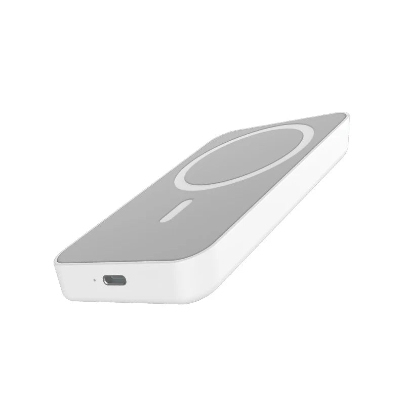 SWISS MILITARY 5000 mAh 5W Wireless With MagSafe Compact Pocket Size Power Bank  (White, Lithium Polymer, Fast Charging for Mobile, Smartwatch, Earbuds, Tablet)