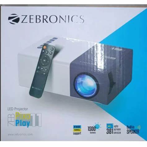 (Open Box) ZEB-PIXAPLAY 11 LED FHD1080p Spker Input 1500 lm Projector