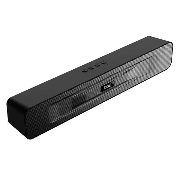 (Without Box) BoAt Aavante Bar 500 Bluetooth Soundbar, Black