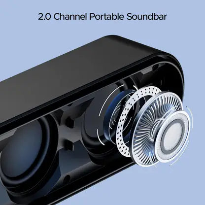 (Open Box) Boat Avante Bar 490 SoundBar, Classic Black