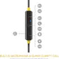 (Open Box) TCL ACTV100 Bluetooth  (Monza Black, In the Ear)