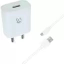 (Open Box) ARU 10 W 2 A Wall Charger for Mobile with Detachable Cable