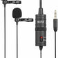 (Open Box) BOYA By-M1DM Dual omni-directional Lavalier with furry Windscreen Microphone