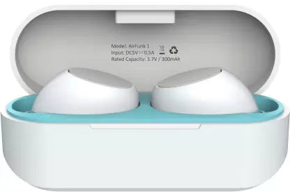 (Open Box) Micromax AirFunk 1 Bluetooth Headset  (White, True Wireless)