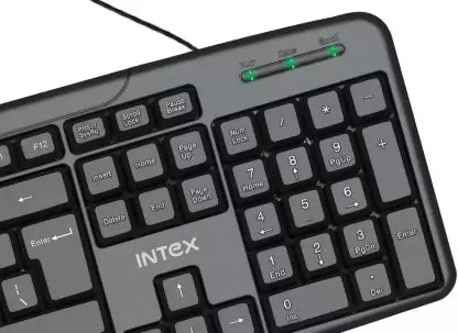 (Open Box) Intex Corona G Wired USB Desktop Keyboard  (Black)
