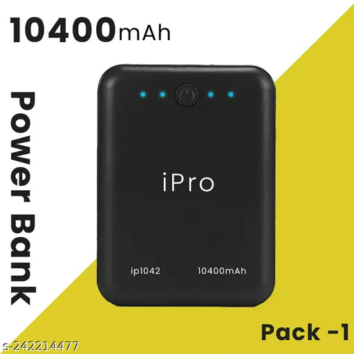 (Open Box) Ipro 10400 mAh Power Bank (10 W, Fast Charging)