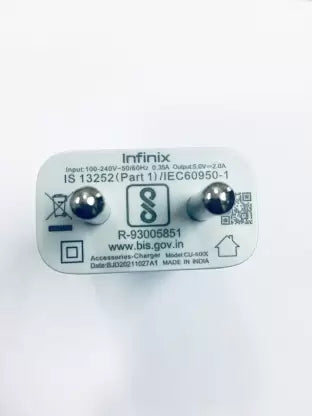 (Open Box) Infinix 2 A Mobile Charger  (White)