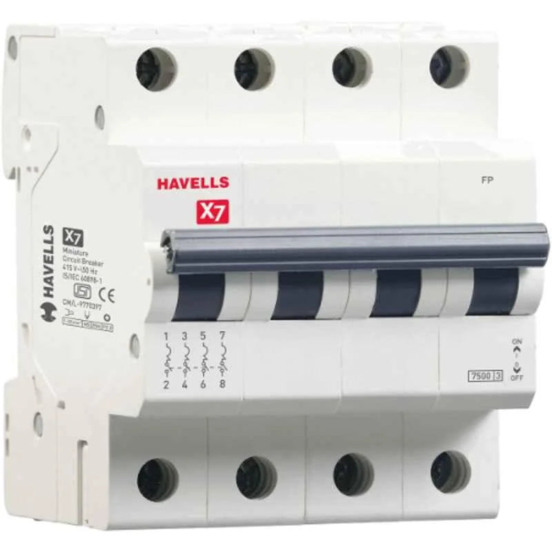 Havells 63 A FP C MCB 7.5KA X7