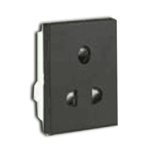 Havells 6A 3PIN SOCKET CORAL EBONY