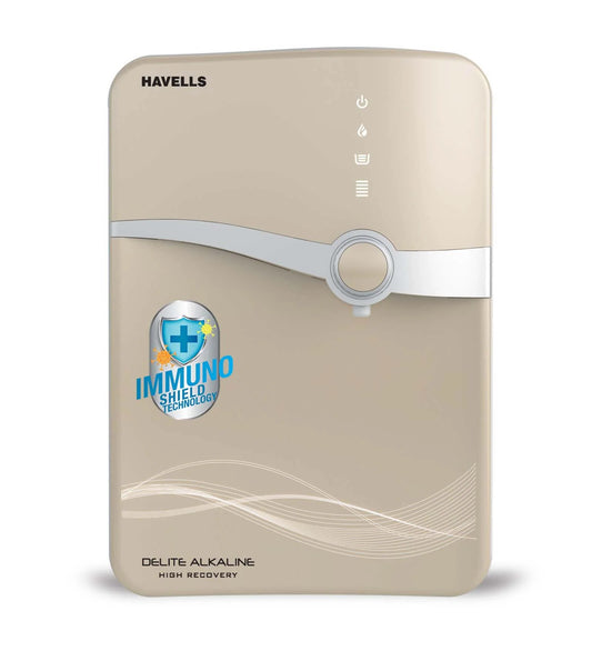 Havells Delite Alkaline+ 6.5L Water Purifier-GHWRDPK015, White