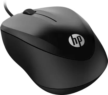 (Open Box) HP 1000 Wired Optical Mouse  (USB 3.0, USB 2.0, Black)