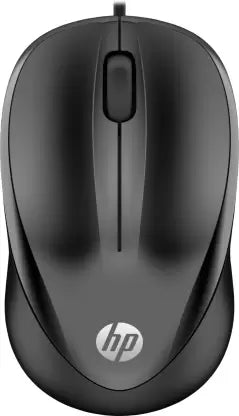 (Open Box) HP 1000 Wired Optical Mouse  (USB 3.0, USB 2.0, Black)