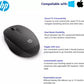 (Open Box) HP Dual Mode (6CR71AA) Wireless Optical Mouse  (2.4GHz Wireless, Black)