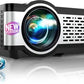 (Open Box) Egate i9 Pro-Max FHD 1080p LED Projector, (Black)