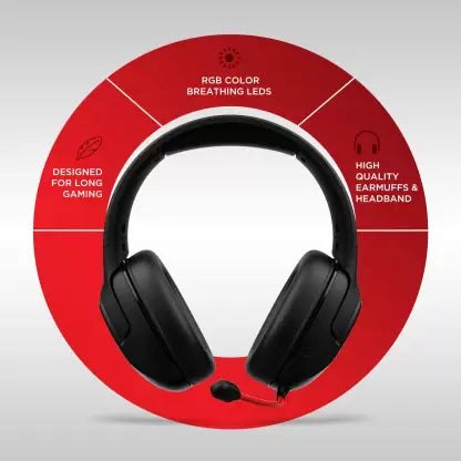 (Without Box) boAt Immortal IM1300 Bluetooth Gaming Headset