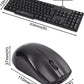 (Open Box) ZEBRONICS Zeb-Judwaa 750 Combo Wired USB Desktop Keyboard  (Black)