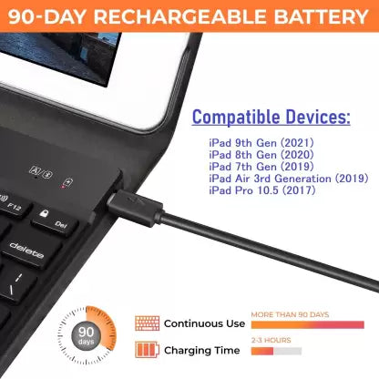(Open Box) Typecase KB203N-102N Bluetooth Tablet Keyboard  (Black)