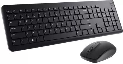 (Open Box) DELL KM3322W Keyboard & Mouse Combo, Anti-fade & Spill-resistant Keys Wireless Multi-device Keyboard  (Black)