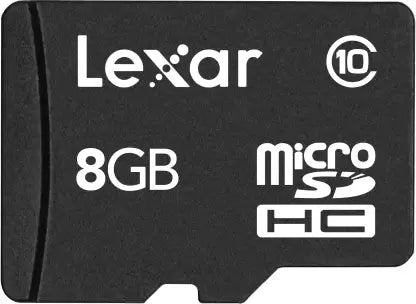 (open box) Lexar 8 GB SDHC Class 10  Memory Card
