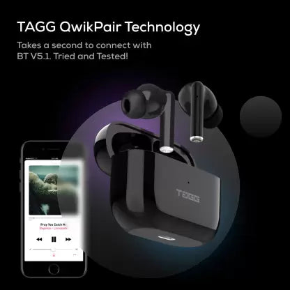 (Without Box) TAGG Liberty Buds Bluetooth Headset