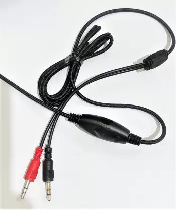 (Open Box) LAPCARE LWS-040 Wired Headset  (Black, On the Ear)