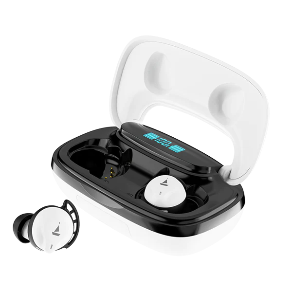 (Without Box) Boat Airdopes 621 Bluetooth Truly Wireless in Ear Earbuds with Mic, Case Indicator