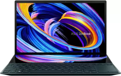 (Brand Refurbished) ASUS ZenBook Duo 14 (2021) Touch Panel Intel EVO Core i7 11th Gen - (16 GB/1 TB SSD/Windows 10 Home) UX482EA-HY777TS Thin and Light Laptop  (14 inch, Celestial Blue, 1.57 kg, With MS Office)