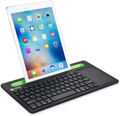 (Open Box) Zoook Fingerpad with Trackpad, Rechargeable battery (3 Devices Support) Bluetooth Multi-device Keyboard  (Black)