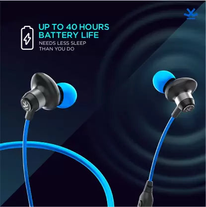 (Open Box) WROGN POPPERS NB1 with 40 Hours Battery Fast Charging Bluetooth Headset