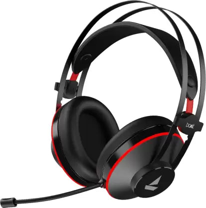 (Without Box) boAt Immortal IM400 Wired Gaming Headset  (Black Sabre, On the Ear)