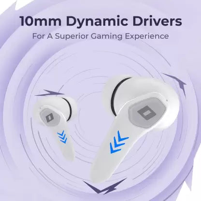 (Without Box) DEFY Gravity Turbo with Low Latency for Gaming, 30 Hours Playback, LED Lights Bluetooth Headset