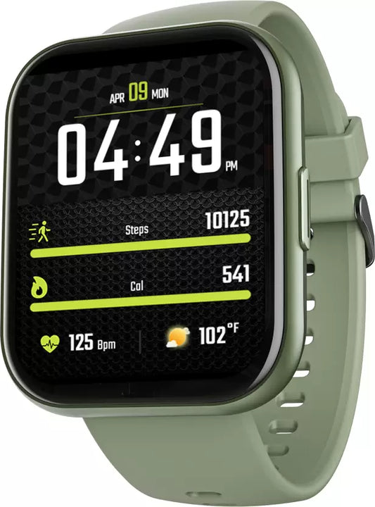 (OPEN BOX)boAt Wave Neo Plus with 1.96" HD Display, BT Calling, boAt Coins & Watch Face Studio Smartwatch  (Sea Green Strap, Free Size
