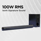 (Open Box) Boat Aavante Bar Aroha 100W BT Soundbar, Jade Black