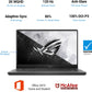 (Brand Refurbished) ASUS ROG Zephyrus G14 with 76WHr Battery AMD Ryzen 9 Octa Core 5900HS - (16 GB/1 TB SSD/Windows 10 Home/6 GB Graphics/NVIDIA GeForce RTX 3060/120 Hz/80 TGP)