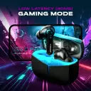 (OPEN BOX) TRIGGR Kraken X3 with RGB Lights, 40ms Latency, Quad ENC, Rapid Pair, 40H Battery, v5.3 Bluetooth  (Black, True Wireless)