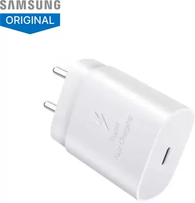 (OPEN BOX) SAMSUNG Original 25W, Type C Power Adaptor compatible for all Samsung Devices (Super Fast Charge 3.0)