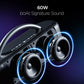 (Open Box) boAt Stone Lumos w/ LED Projection, 9HRS Playback,Hearables App Support,Dual EQ Modes 60 W Bluetooth Party Speaker (Midnight Black, Mono Channel)