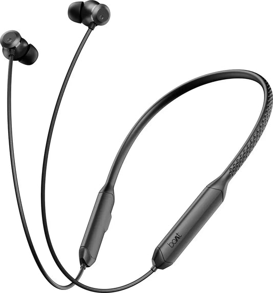 (Open box) Boat Rockerz 255 Z Plus Neckband,Classic Black