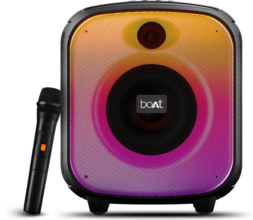 (Open Box) Boat PartyPal 63 Pro 30W Speaker, Midnight Black