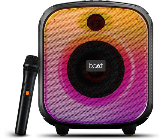 (Open Box) Boat PartyPal 63 Pro 30W Speaker, Midnight Black