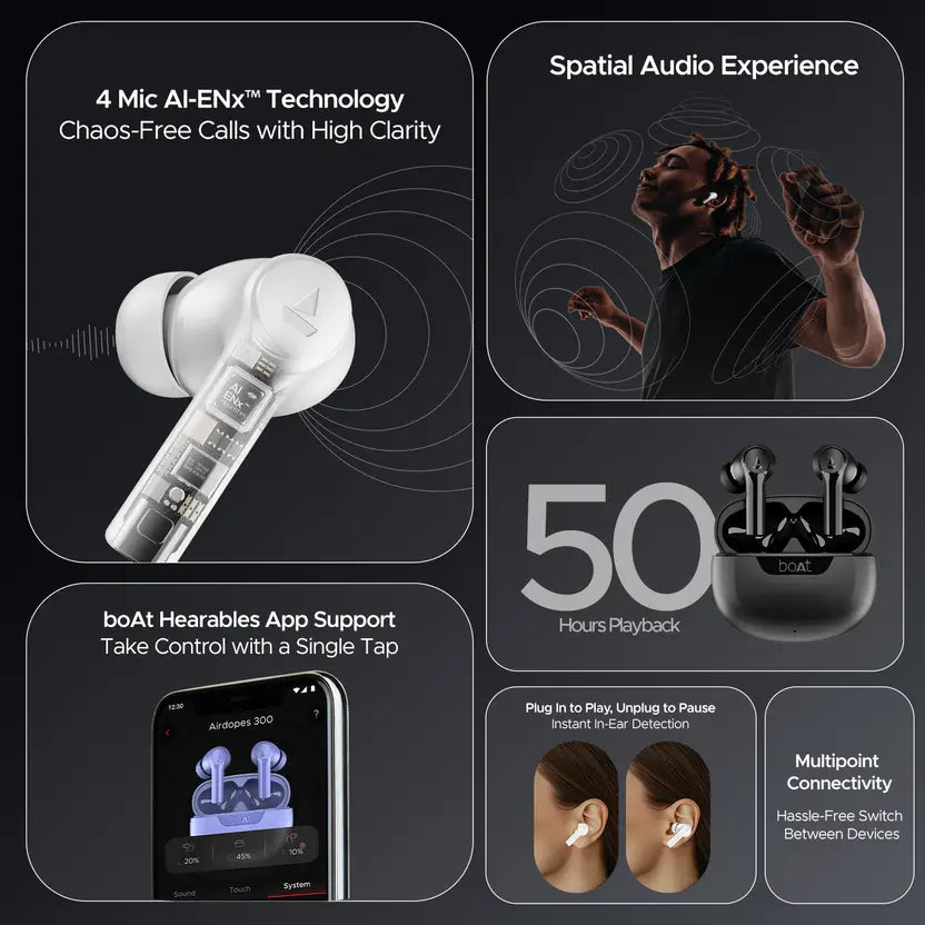 (Open Box) Boat Airdopes 300 Earbuds