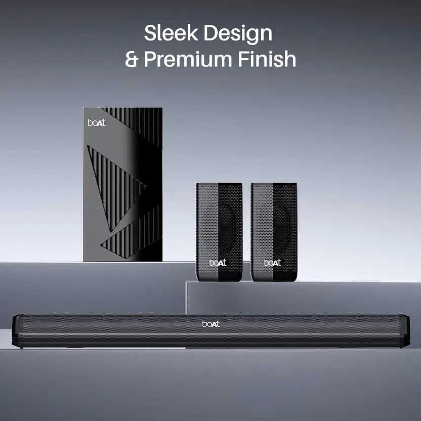 (Open Box) Boat Aavante Bar 3200D Pro Dolby Audio 400W Soundbar, Black