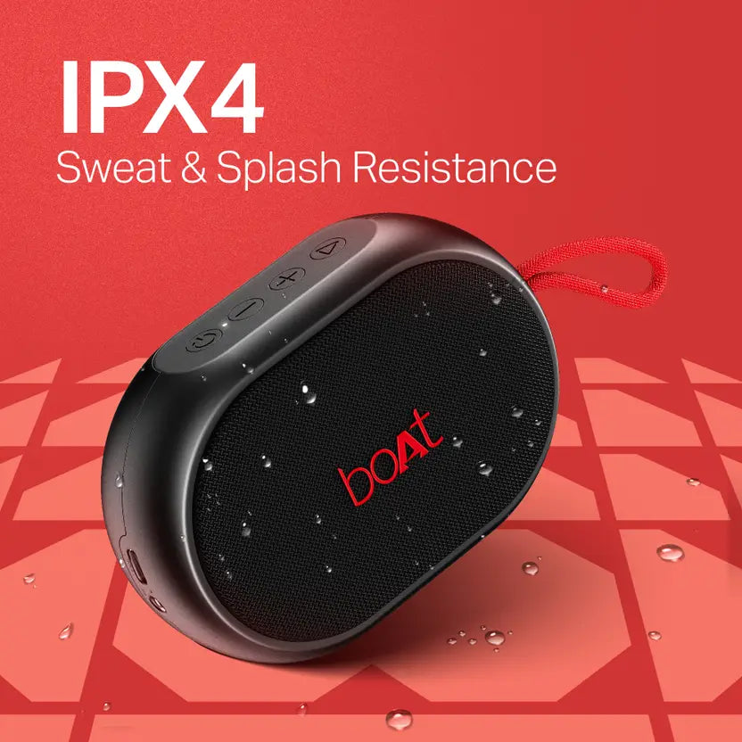 (Open Box) Boat Stone 110 Speaker, Raging Black
