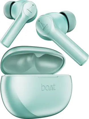 (Open box)boAt Airdopes Supreme w/ 4 Mics AI ENx Tech, 50 HRS Playback,Multi Point Connectivity Bluetooth